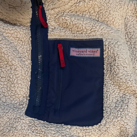Vineyard Vines Cream and Navy Kids Jacket - Picture 3 of 6